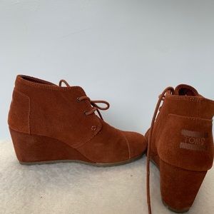 TOMS Wedge Booties